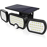 Los mejores  - Luz Solar Exterior- JESLED 3 modos de iluminación Luz solar de seguridad- Con iluminación gran angular de 360…
